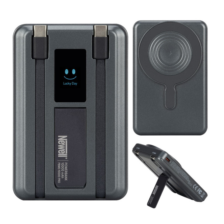 NEWELL NL4894 Power Bank 10000 mAh 2x USB-C MagSafe szary