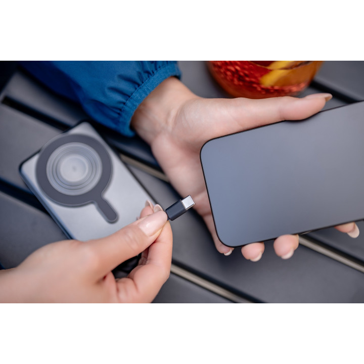 NEWELL NL4894 Power Bank 10000 mAh 2x USB-C MagSafe szary