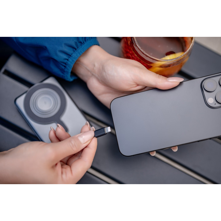 NEWELL NL4895 Power Bank 10000 mAh Lightning  USB-C Magsafe szary