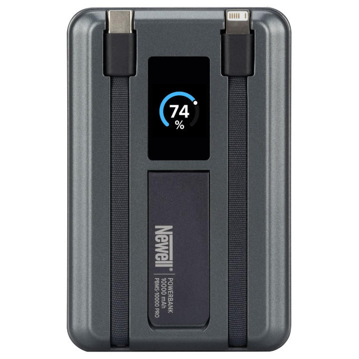 NEWELL NL4895 Power Bank 10000 mAh Lightning  USB-C Magsafe szary