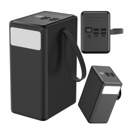 PLATINET PMPB8065 POWERBANK 80000 mAh czarny PD 3.0 QC 3.0 LED