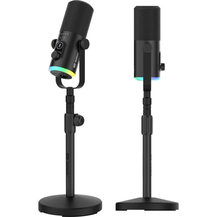 MOZOS GM-ONE mikrofon dynamiczny USB XLR RGB czarny