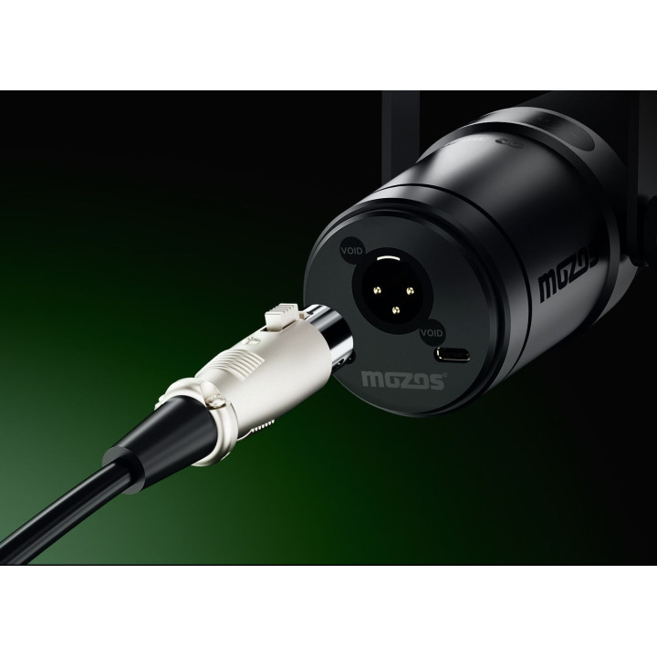 MOZOS MKIT STUDIO PRO mikrofon dynamiczny USB XLR statyw biurkowy