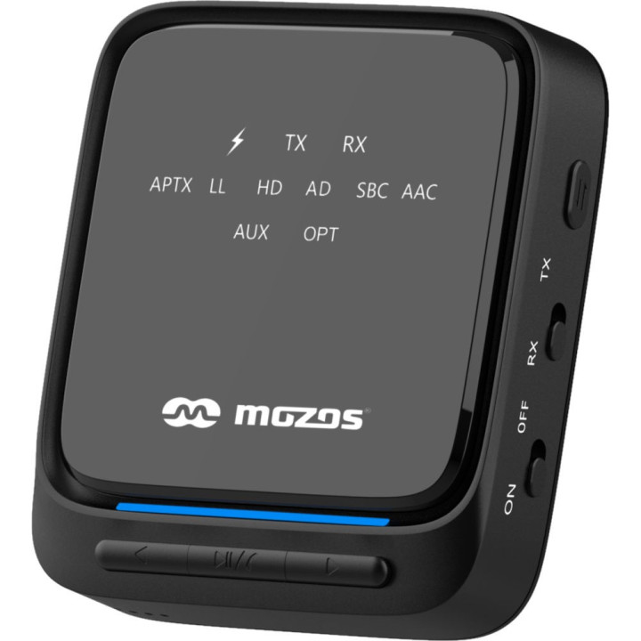 MOZOS B3 adapter bluetooth 5.2 nadajnik odbiornik aptX s/pdif