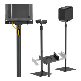 MOZOS MSS6 SET PRO stojak pod głośniki 2 szt
