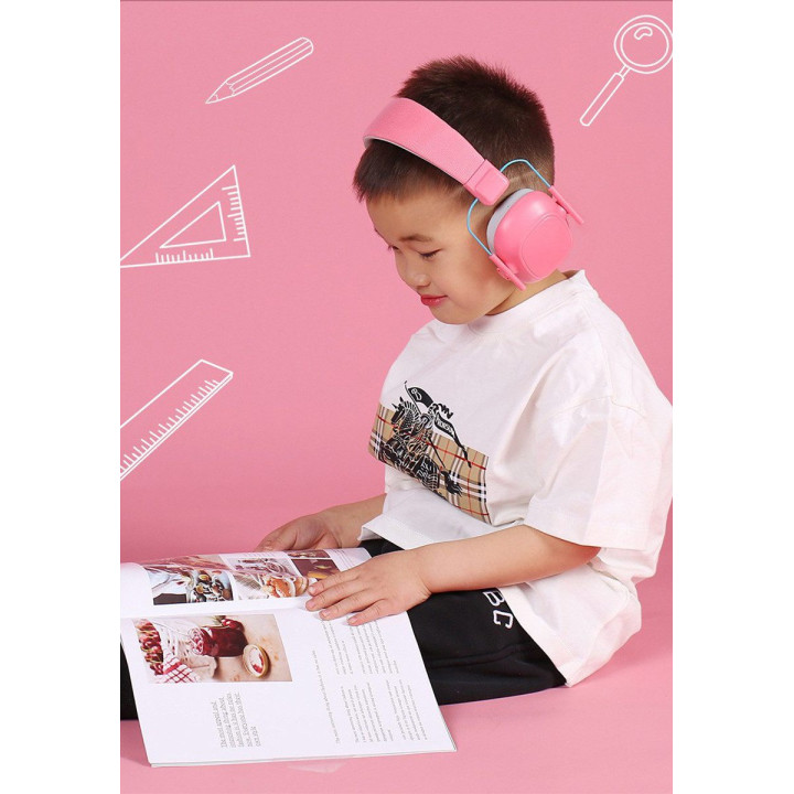 FONOTE EARMUFFS TWO PINK Nauszniki ochronne różowe