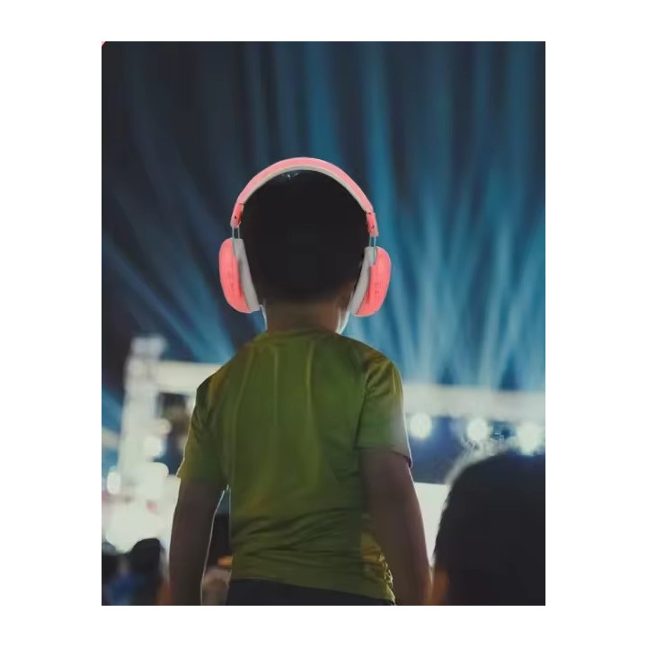 FONOTE EARMUFFS TWO PINK Nauszniki ochronne różowe