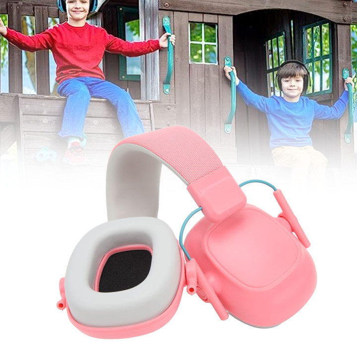 FONOTE EARMUFFS TWO PINK Nauszniki ochronne różowe
