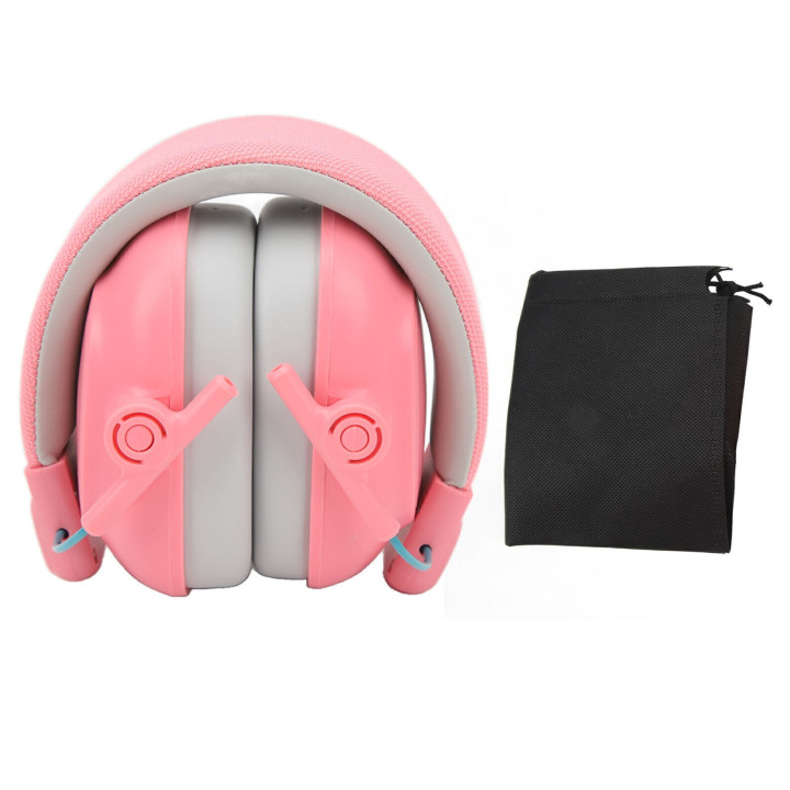 FONOTE EARMUFFS TWO PINK Nauszniki ochronne różowe