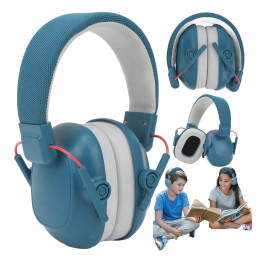 FONOTE EARMUFFS TWO BLUE Nauszniki ochronne niebieskie