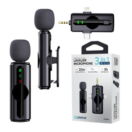 PLATINET PLMM11 mikrofon bezprzewodowy do telefonu lightning USB-C