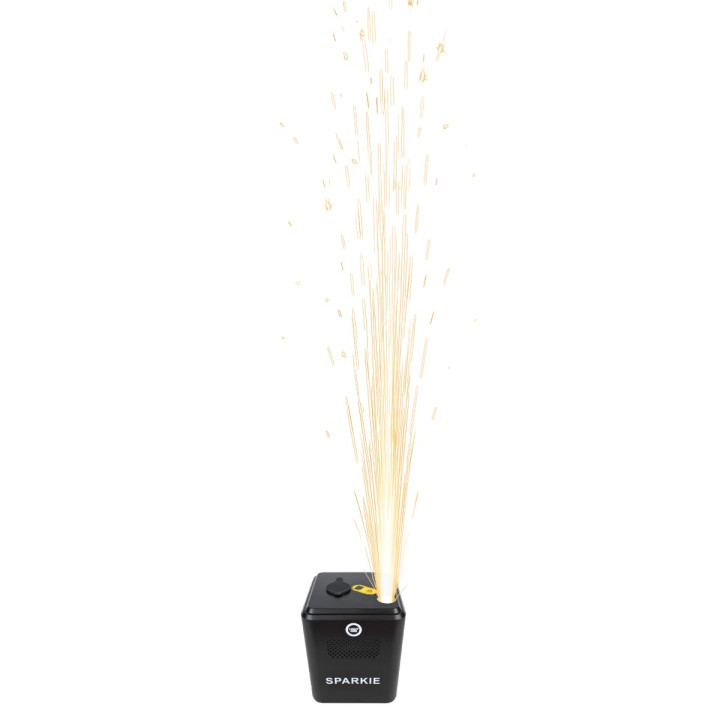 LIGHT4ME SPARKIE wytwornica iskier maszyna do zimnych ogni 350W pilot bezprzewodowy