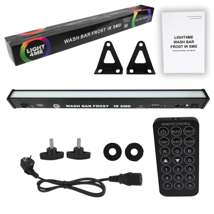 LIGHT4ME WASH BAR FROST IR SMD listwa oświetleniowa 192x1,5W RGB LED