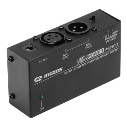 MOZOS PS400 zasilacz phantom +48V +12V do mikrofonów XLR