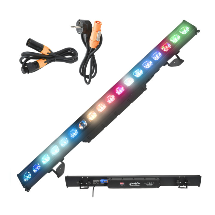 EVOLIGHTS GLACIER BAR 18 RGBA listwa oświetleniowa IP65 DMX 18x10W LED
