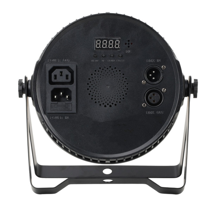 Reflektor sceniczny oświetlenie LED DMX pilot PAR RGBW 18x10W