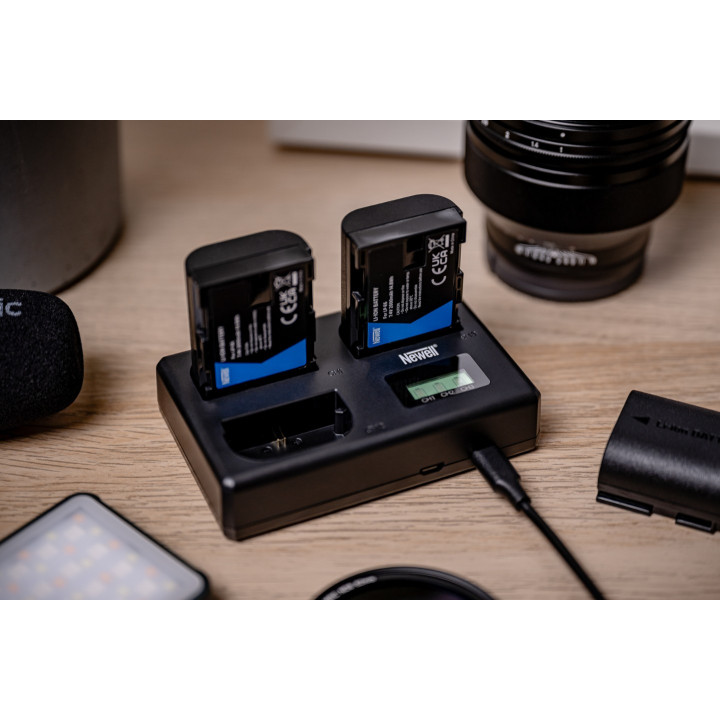 NEWELL NL4805 Ładowarka trójkanałowa do akumulatorów LP-E6 do Canon