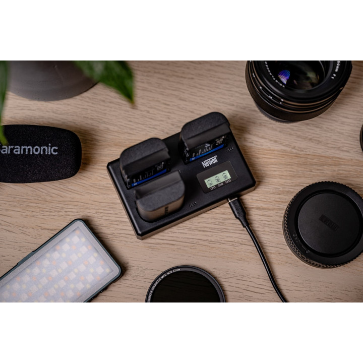 NEWELL NL4805 Ładowarka trójkanałowa do akumulatorów LP-E6 do Canon
