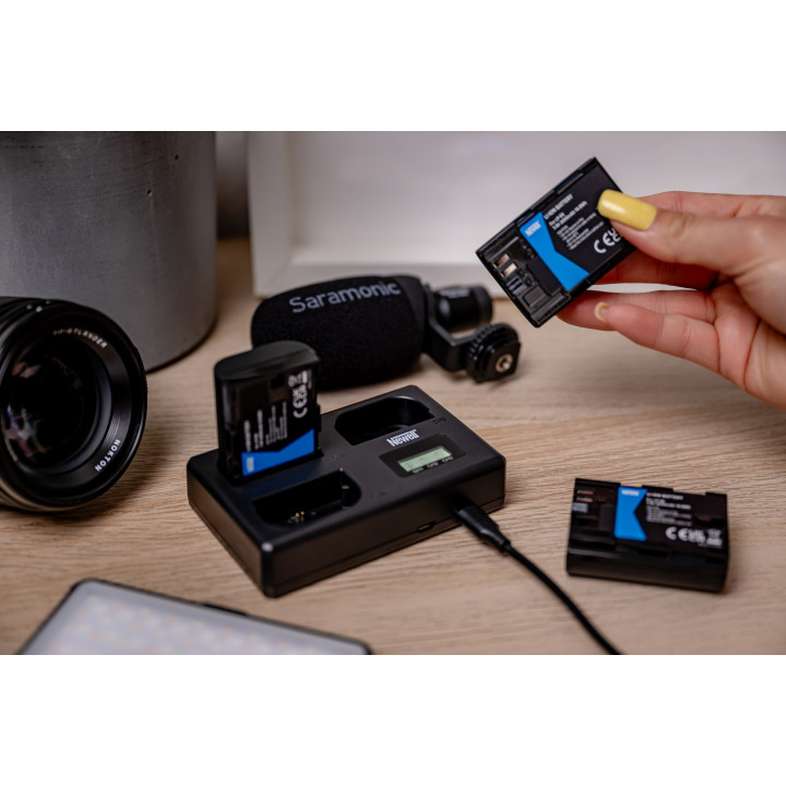 NEWELL NL4805 Ładowarka trójkanałowa do akumulatorów LP-E6 do Canon