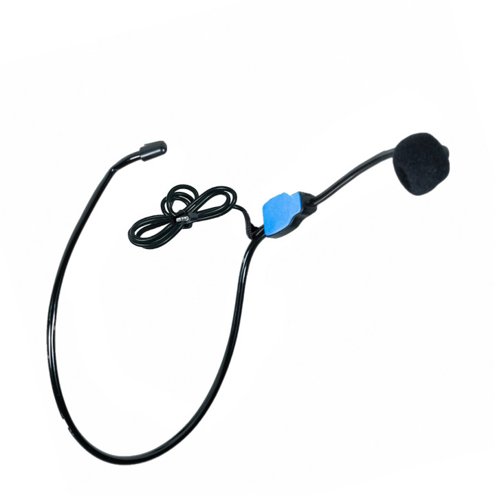 Głośnik Bluetooth przenośny wzmacniacz głosu AUX USB mikrofon nagłowny