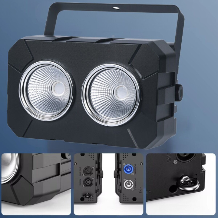 LIGHT4ME UV CANNON blinder sceniczny 2x50W UV COB LED