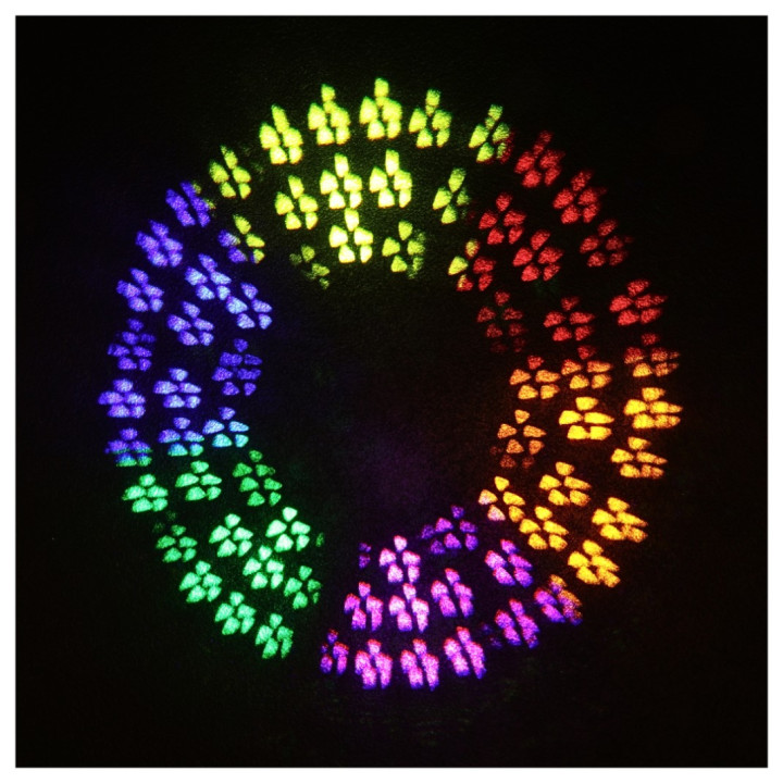 Głowica ruchoma oświetlenie sceniczne efekt ring FOCUS 300W BEAM RING