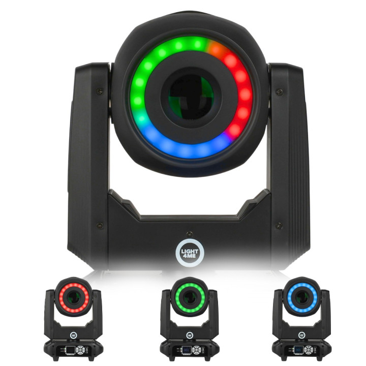 Głowica ruchoma spot LED DMX efekt ring 18x0,5W RGB SKY SPOT 150W RING