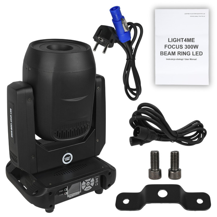 Głowica ruchoma spot LED DMX efekt ring 18x0,5W RGB SKY SPOT 150W RING