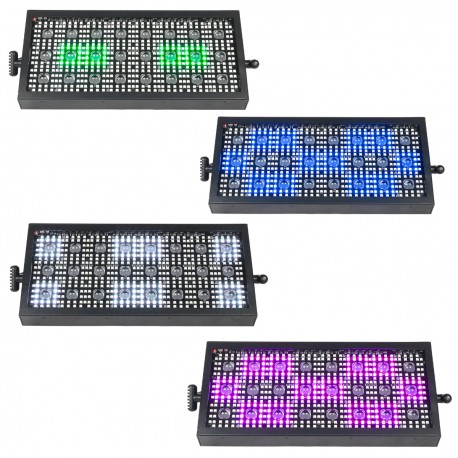 Stroboskop sceniczny efekt oświetleniowy LED DMX 524x0,3W RGB SMD - zdjęcia produktu! 
