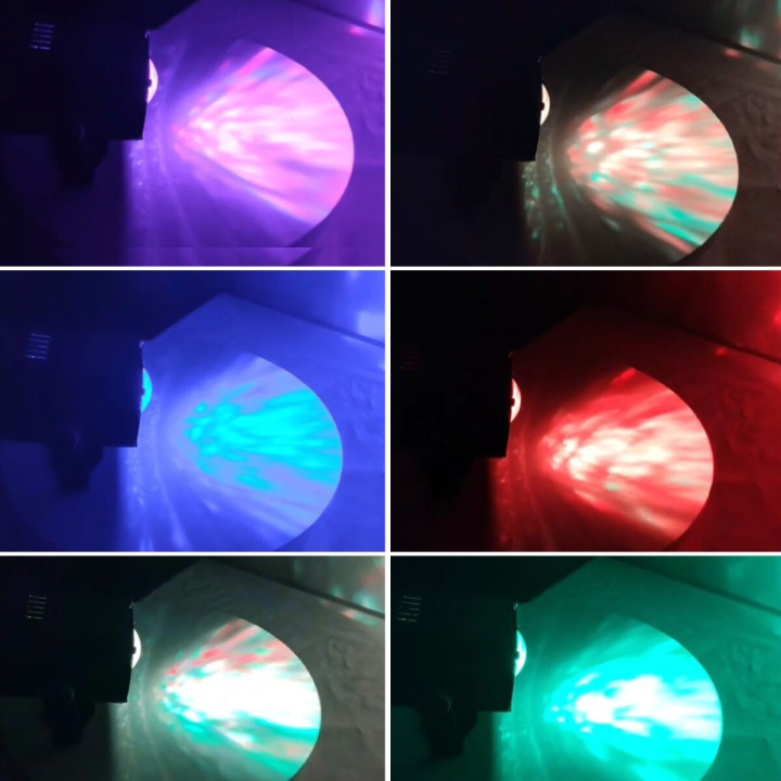 Efekt oświetleniowy projektor 3W RGB LED pilot bezprzewodowy LIGHT4ME
