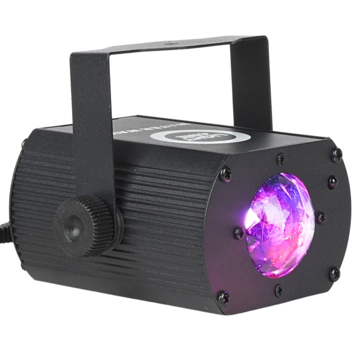 Efekt oświetleniowy projektor 3W RGB LED pilot bezprzewodowy LIGHT4ME