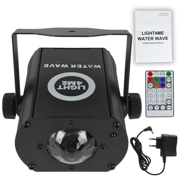 Efekt oświetleniowy projektor 3W RGB LED pilot bezprzewodowy LIGHT4ME