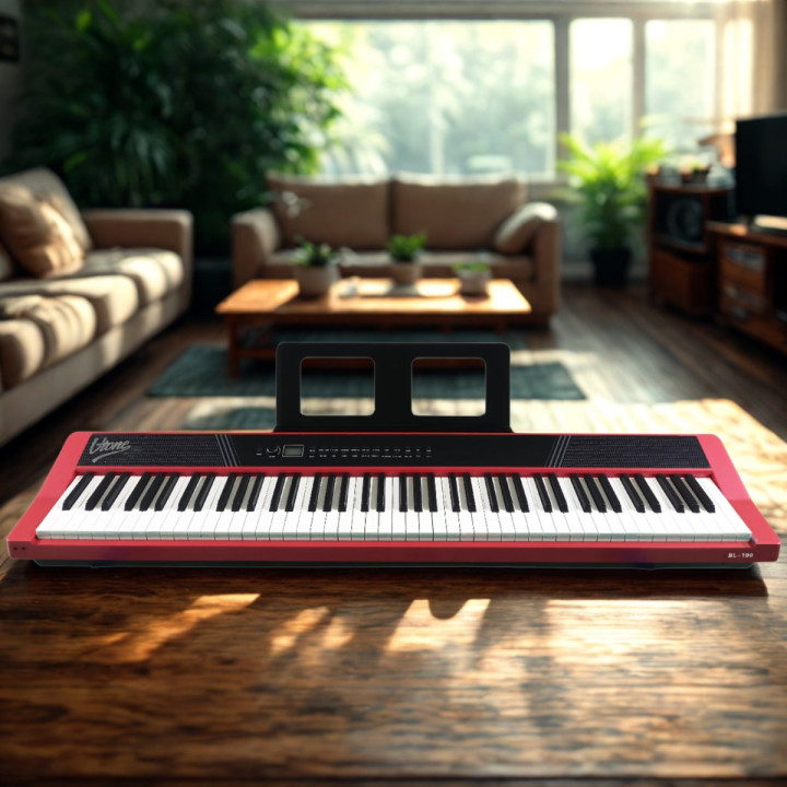 Pianino cyfrowe ważone klawisze młoteczkowa USB-B MIDI AUX Bluetooth