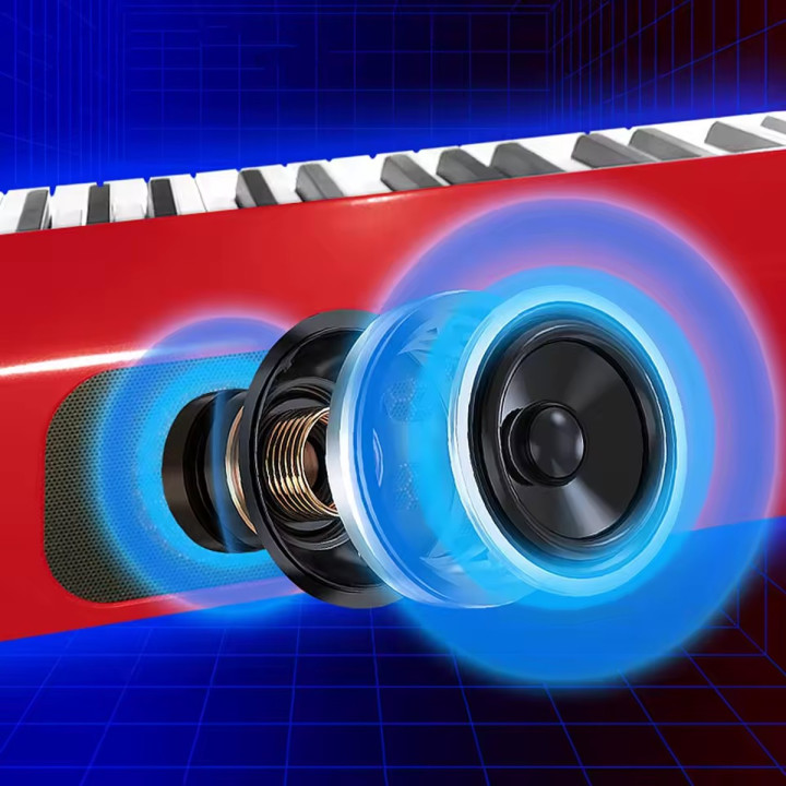 Pianino cyfrowe ważone klawisze młoteczkowa USB-B MIDI AUX Bluetooth