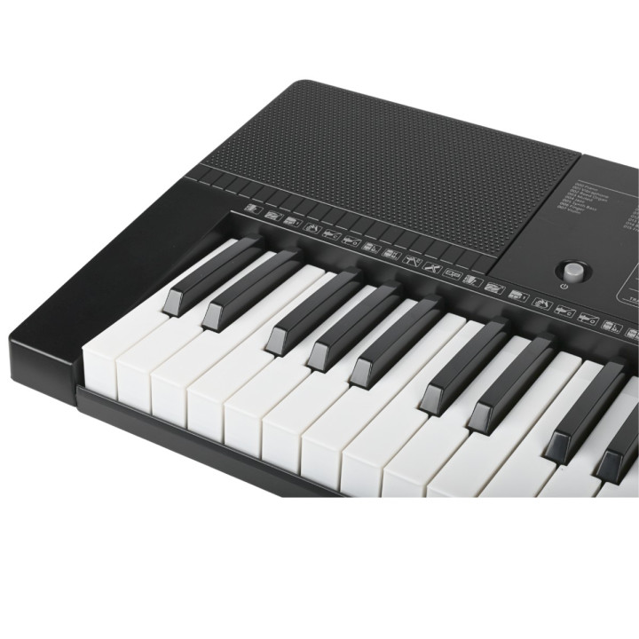 Keyboard elektroniczny 61 klawiszy pulpit do nut mikrofon przewodowy