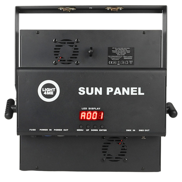 LIGHT4ME SUN PANEL blinder halogenowy sceniczne DMX 9x35W WW
