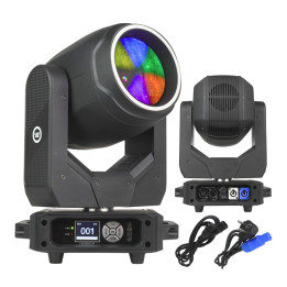 Głowica ruchoma oświetlenie sceniczne efekt ring 27x0,5W RGB LIGHT4ME