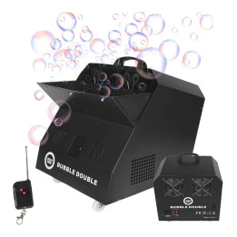 Wytwornica baniek 300W +  pilot bezprzewodowy LIGHT4ME BUBBLE DOUBLE