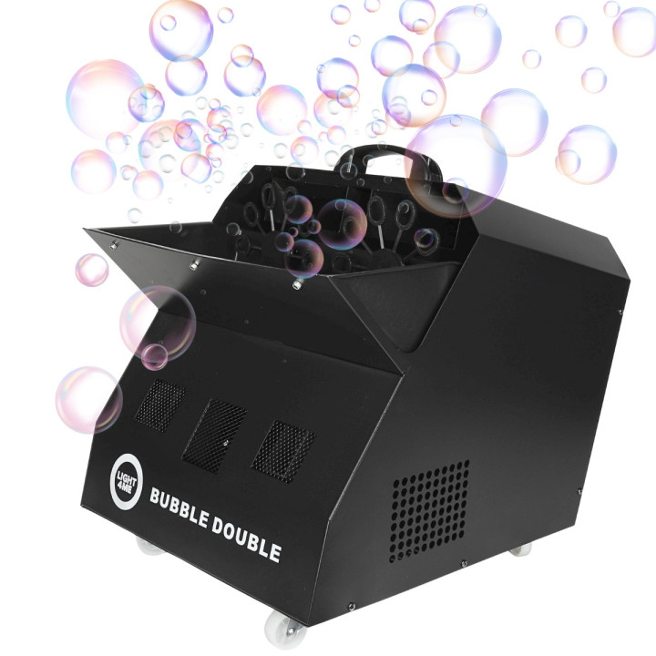 Wytwornica baniek 300W +  pilot bezprzewodowy LIGHT4ME BUBBLE DOUBLE