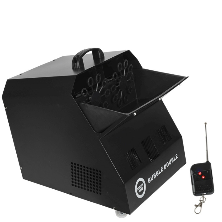 Wytwornica baniek 300W +  pilot bezprzewodowy LIGHT4ME BUBBLE DOUBLE