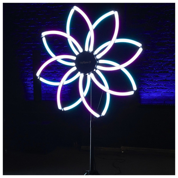 EVOLIGHTS VORTEX ruchomy efekt oświetleniowy DMX LED rotacja 360°