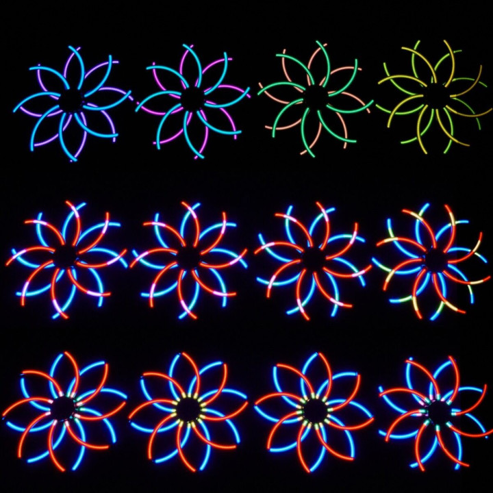 EVOLIGHTS VORTEX ruchomy efekt oświetleniowy DMX LED rotacja 360°