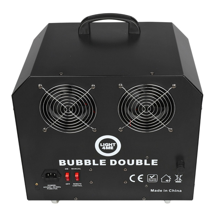 Wytwornica baniek 300W +  pilot bezprzewodowy LIGHT4ME BUBBLE DOUBLE