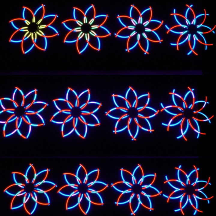 EVOLIGHTS VORTEX ruchomy efekt oświetleniowy DMX LED rotacja 360°