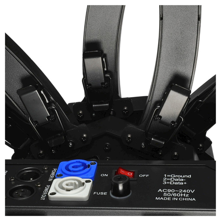 EVOLIGHTS VORTEX ruchomy efekt oświetleniowy DMX LED rotacja 360°