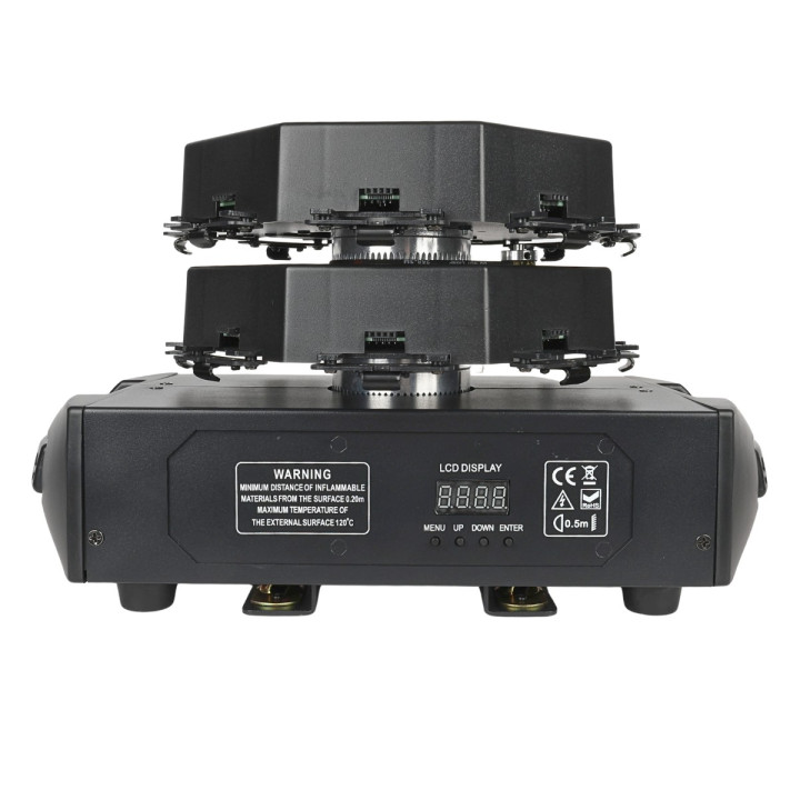 EVOLIGHTS VORTEX ruchomy efekt oświetleniowy DMX LED rotacja 360°
