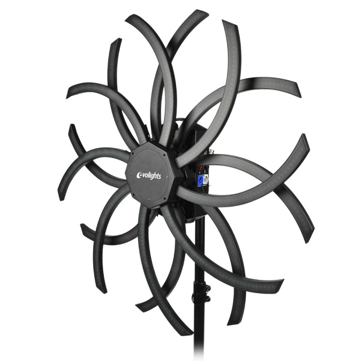 EVOLIGHTS VORTEX ruchomy efekt oświetleniowy DMX LED rotacja 360°