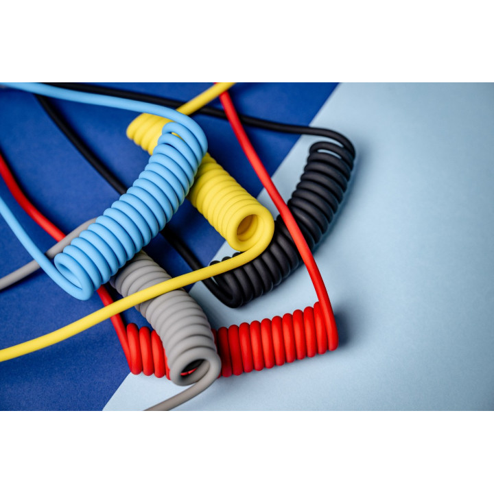 NEWELL NL4989 Kabel USB-C 100 W, 1,5 m silikonowy spiralny czarny
