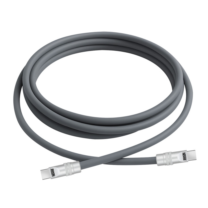 NEWELL NL4985 Kabel USB-C 100 W 2 m silikonowy szary