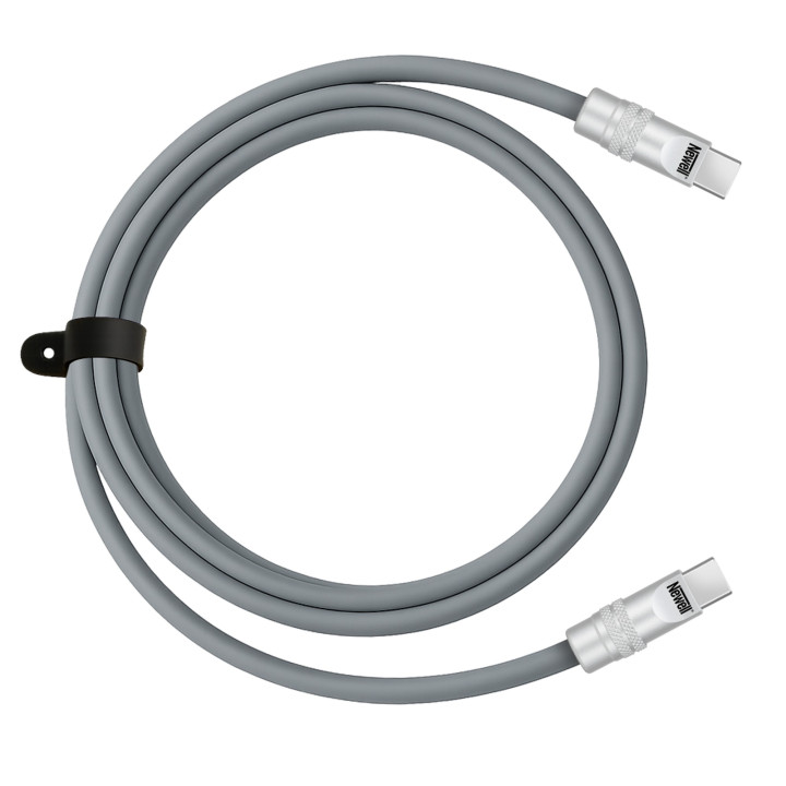 NEWELL NL4985 Kabel USB-C 100 W 2 m silikonowy szary